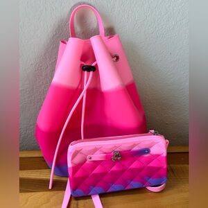 Ombré Kids Backpack and matching pouch